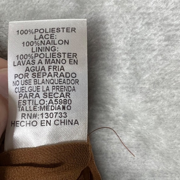 Umgee‎ Tank Top Women's M Leopard Print Lace Y2K - Picture 7 of 10